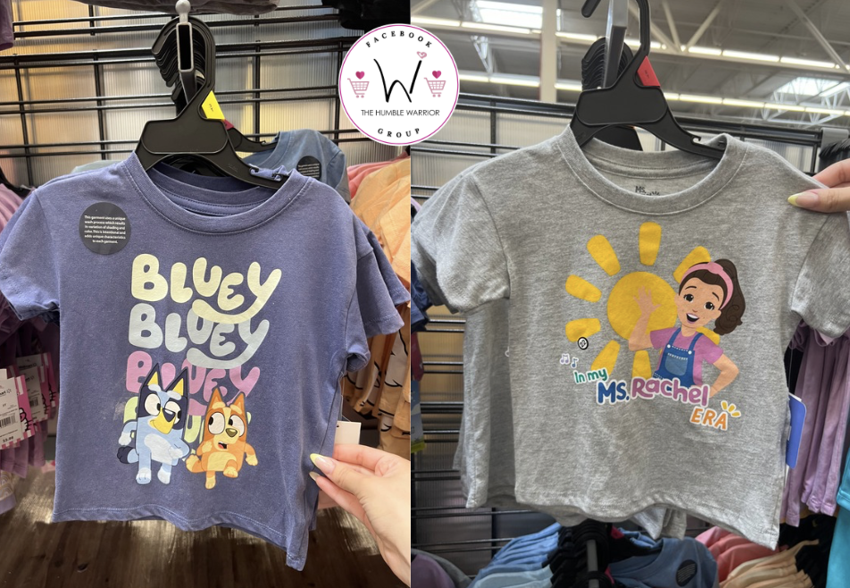 Bluey & Ms. Rachel Toddler Tees!